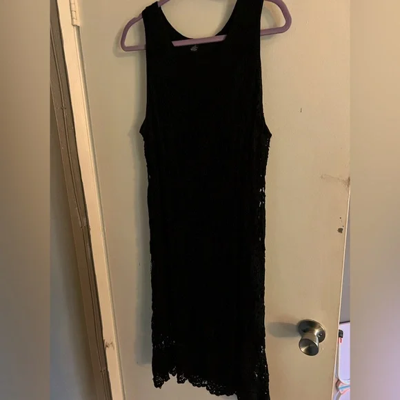 alfani black dress Alfani Black Sleeveless Dress Size 4 NWT main image 1